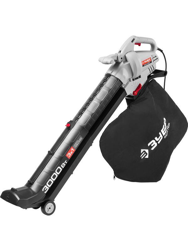 ЗУБР 3000 Вт, электрический садовый пылесос-воздуходувка (ЗПСЭ-3000)