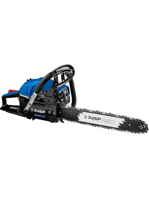 ЗУБР 49 см3, 45 см, бензопила, Профессионал (ПБЦ-490 45ДП)