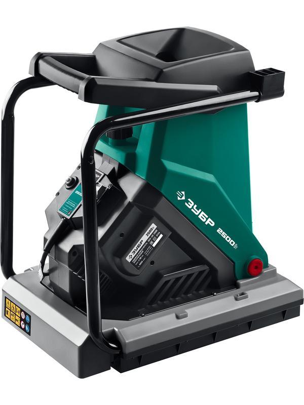 ЗУБР 2500 Вт, электрический садовый измельчитель (ЗИЭ-40-2500)