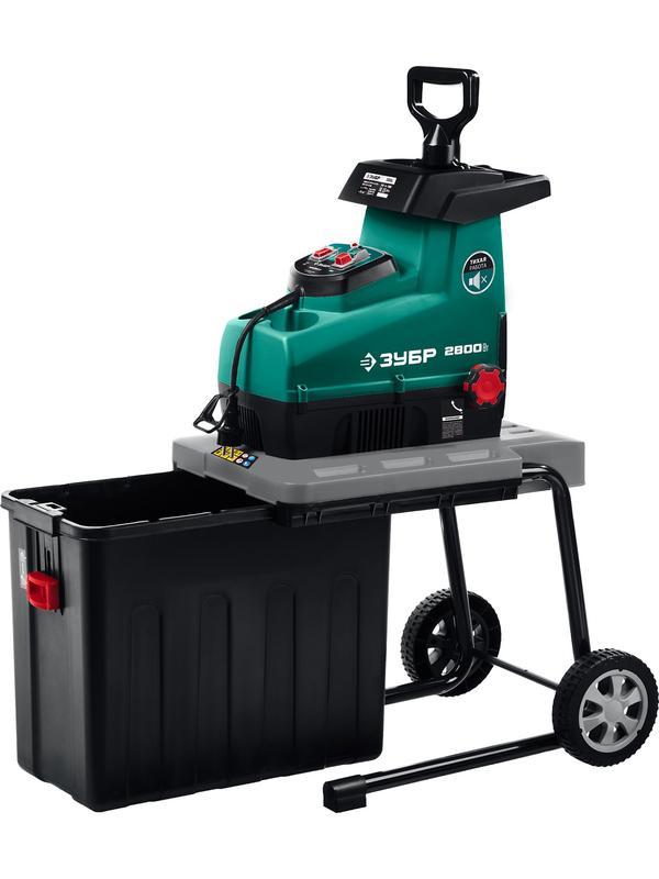 ЗУБР 2800 Вт, электрический садовый измельчитель (ЗИЭ-44-2800)