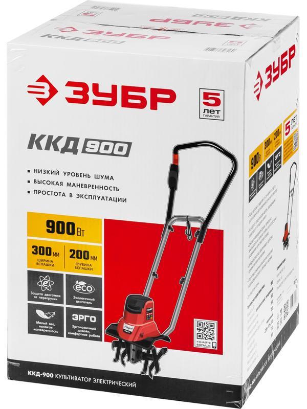 ЗУБР 900 Вт, электрический культиватор (ККД-900)