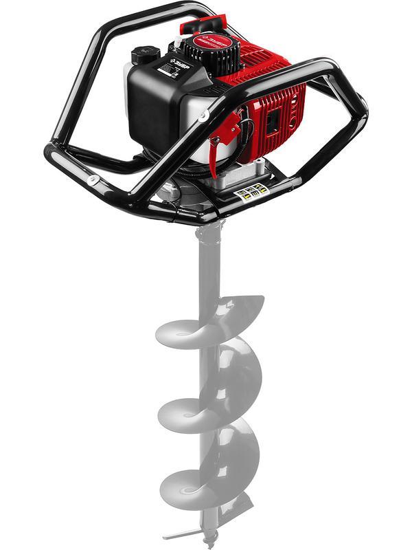 ЗУБР d 60 - 250 мм, 52 см3, 2 оператора, мотобур (бензобур) (МБ2-250)