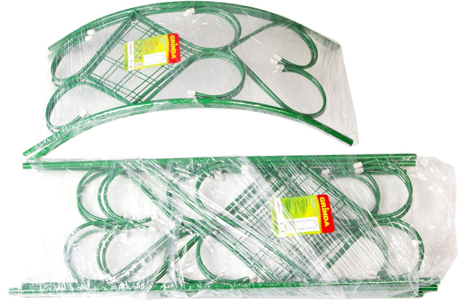 GRINDA АР ДЕКО, 240 х 120 х 36 см, разборная, стальная, декоративная арка (422251)