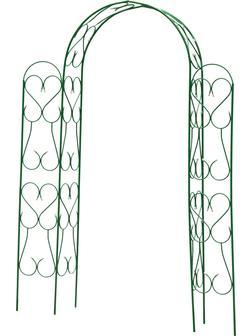 GRINDA АМПИР, 240 х 120 х 36 см, угловая, разборная, стальная, декоративная арка (422253)