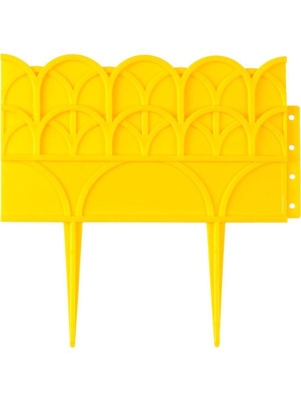 GRINDA 14 х 310 см, желтый, декоративный бордюр для цветников (422223-Y)
