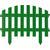 GRINDA Ар Деко, 28 х 300 см, зеленый, 7 секций, декоративный забор (422203-G)