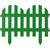 GRINDA Палисадник, 28 х 300 см, зеленый, 7 секций, декоративный забор (422205-G)