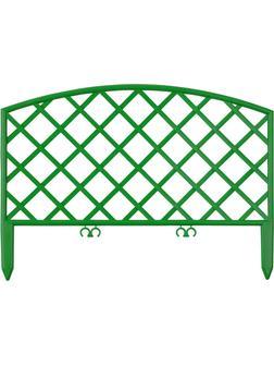 GRINDA Плетень, 24 х 320 см, зеленый, 7 секций, декоративный забор (422207-G)