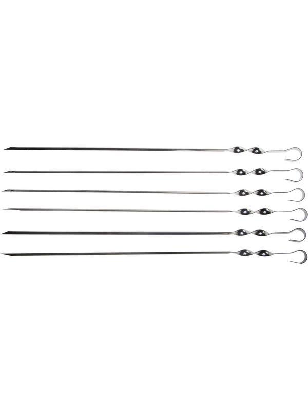 GRINDA Barbecue, 450 мм, 6 шт, набор угловых шампуров (427755)