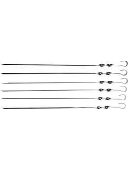 GRINDA Barbecue, 550 мм, 6 шт, набор угловых шампуров (427756)