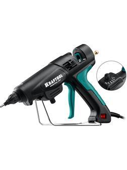 KRAFTOOL Industrial 400, d 11 - 12 мм, 50 г/мин, 130 - 230°C, электрический термоклеевой пистолет (06843-300-12)