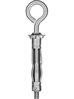 ЗУБР МОЛЛИ, М4 х 32 х 8 мм, 100 шт, анкер с кольцом для пустотелых конструкций (302532-04-032)