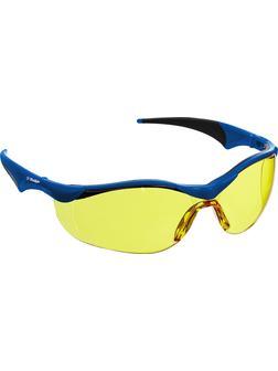 ЗУБР ПРОГРЕСС, открытого типа, жёлтые, линза устойчива к царапинам и запотеванию, защитные очки (110321)