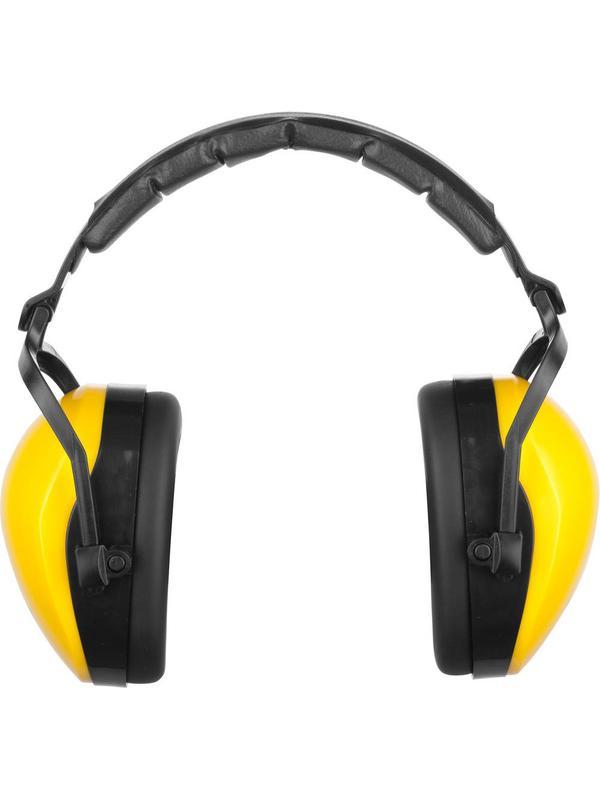 STAYER защита до 109 дБ, шарнирное крепление чашек, защитные наушники со складным мягким оголовьем, Professional (11389)