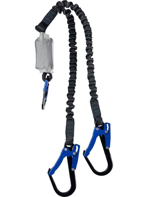 ЗУБР ПЕРЕВАЛ, полиамидная лента с амортизатором, эластичный двухплечный строп, Профессионал (11596)