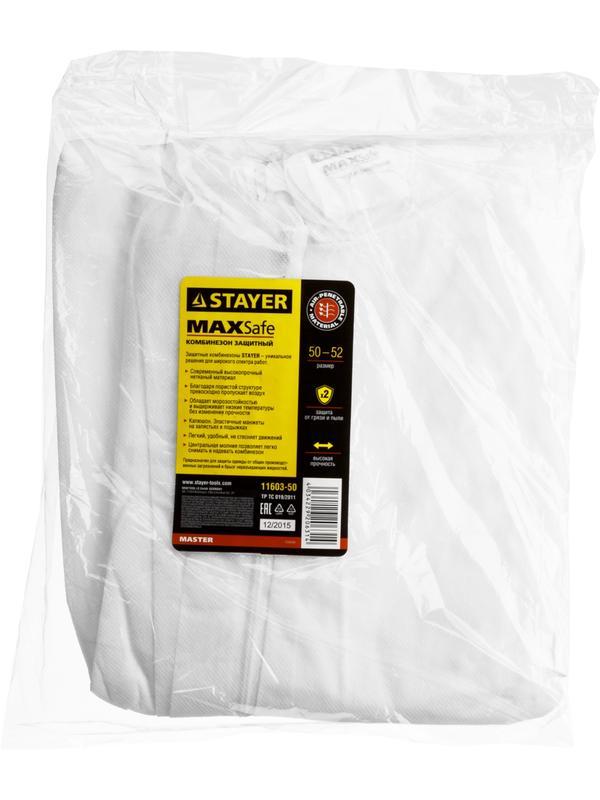 STAYER р. 50-52, защитный комбинезон из спанбонда (11603-50)