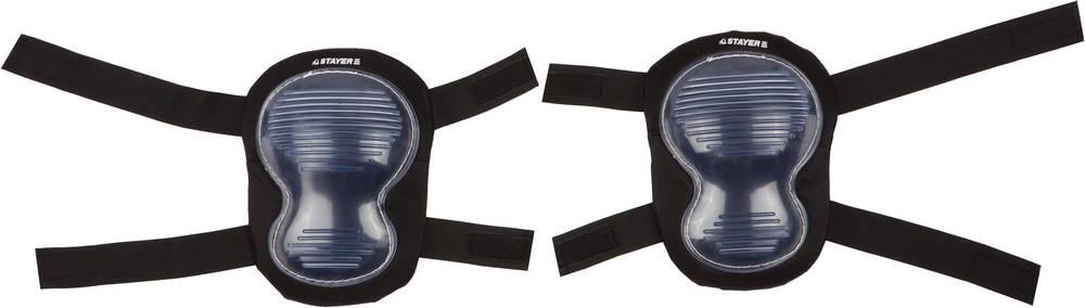 STAYER защитные наколенники с двойной пластиковой накладкой (11199)