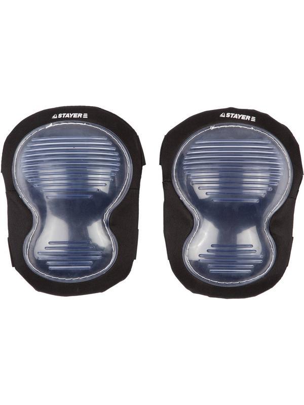 STAYER защитные наколенники с двойной пластиковой накладкой (11199)