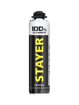 STAYER 100% Cleaner, 500 мл, очиститель монтажной пены, Professional (41139)