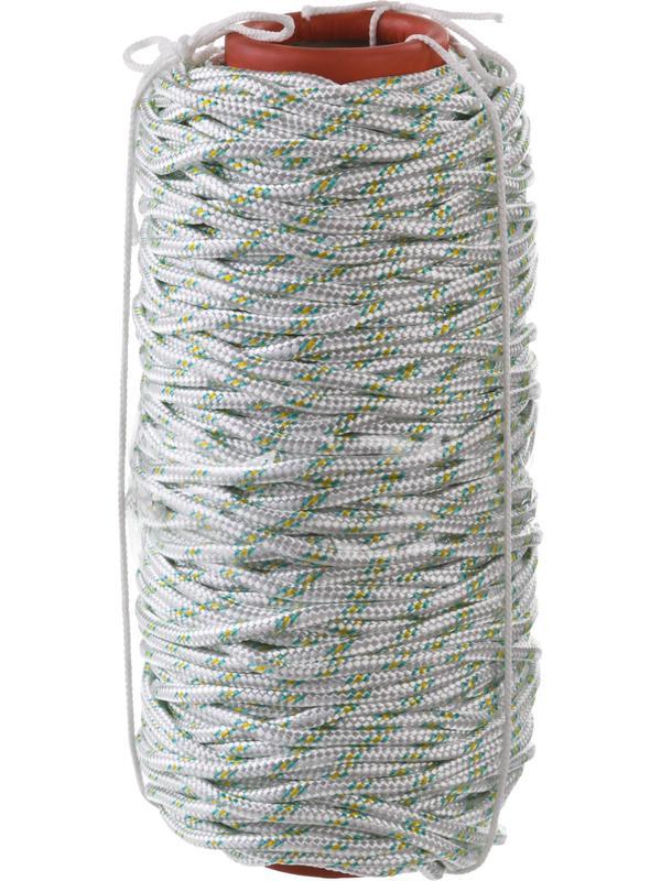 СИБИН d 6 мм, 16-прядный, 100 м, плетеный, с сердечником, капроновый фал (50220-06)
