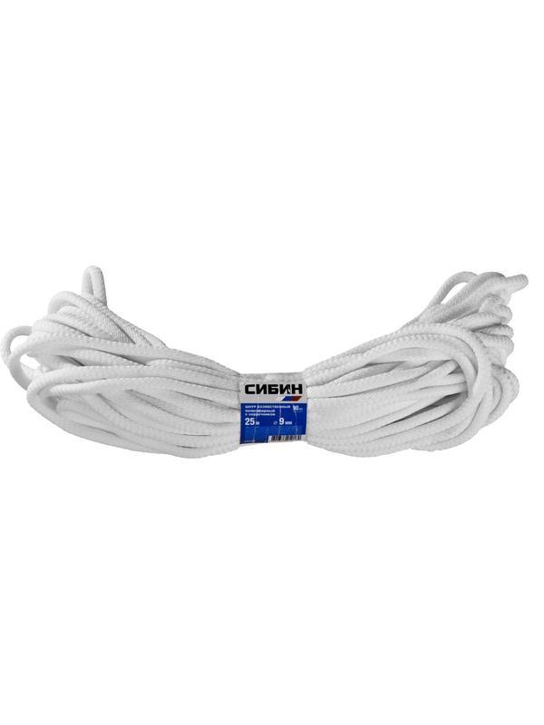 СИБИН 9 мм, 25 м, хозяйственный, полиэфирный шнур (50269)