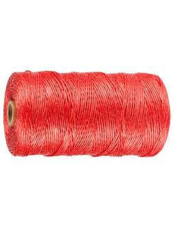 STAYER d 1.5 мм, 500 м, 800 текс, 32 кгс, красный, полипропиленовый шпагат (50079-500)