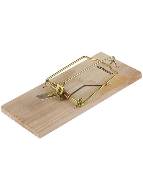 STAYER 175 х 80 мм, деревянная, мышеловка (40501-L)