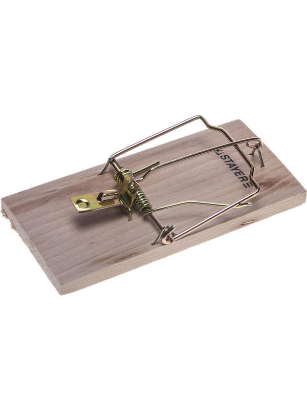 STAYER 125 х 60 мм, средняя, деревянная, мышеловка (40501-M)