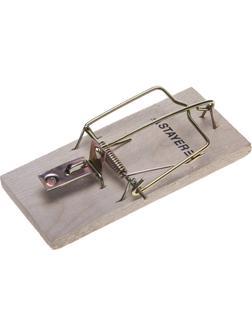 STAYER 95 х 45 мм, малая, деревянная, мышеловка (40501-S)