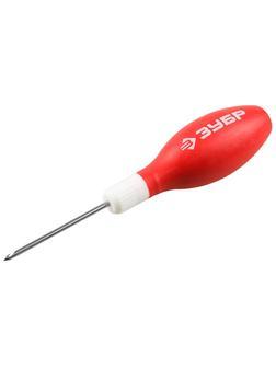 ЗУБР 60 мм, d 3 мм, обрезиненная рукоятка, сапожное шило (09570-3)