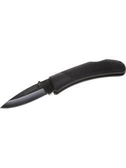 STAYER 82 мм, большой, с обрезиненной ручкой, складной нож (47600-2)