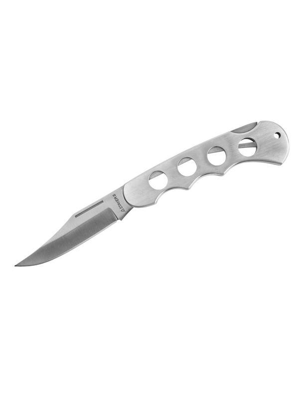 STAYER 80 мм, цельнометаллическая облегченная рукоятка, складной нож (47613)
