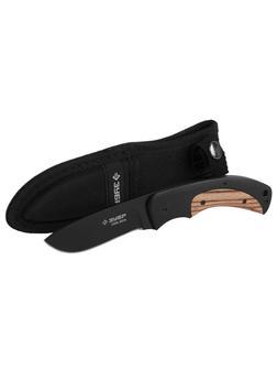 ЗУБР Хантер, 215 мм, с фиксированным лезвием 90 мм, нож (47740)