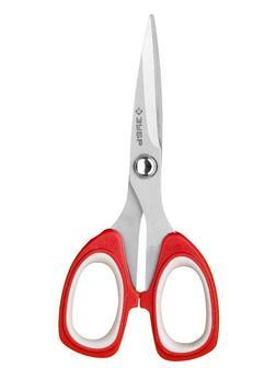 ЗУБР 135 мм, двухкомпонентные ручки, хозяйственные ножницы (40441-13)