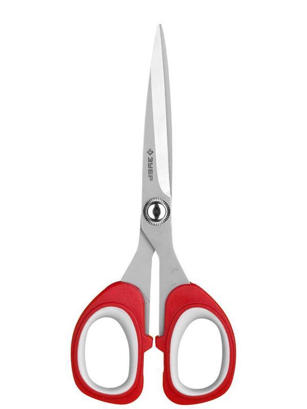 ЗУБР 175 мм, двухкомпонентные ручки, хозяйственные ножницы (40441-17)