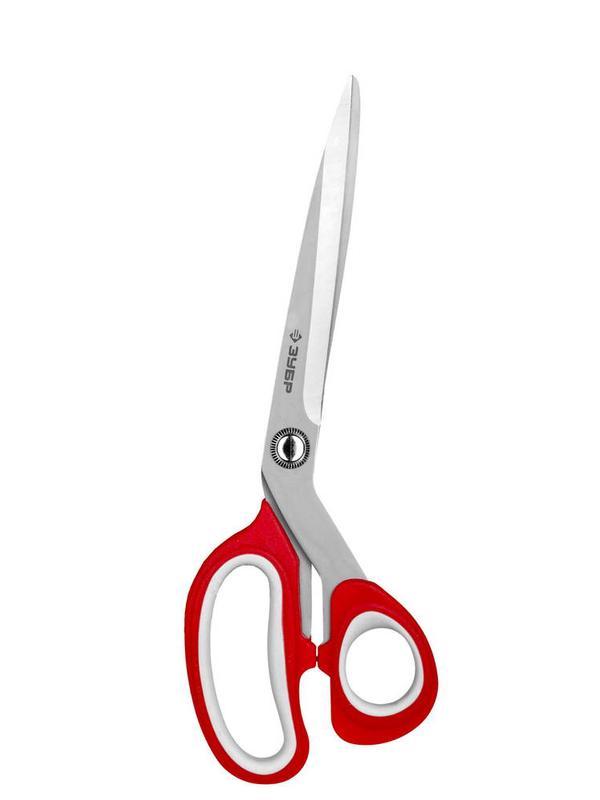 ЗУБР 230 мм, изогнутые двухкомпонентные ручки, хозяйственные ножницы (40442-24)