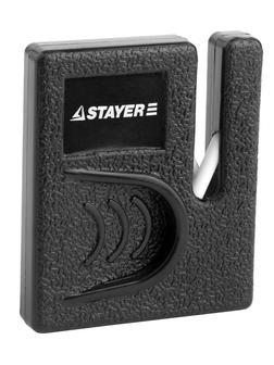 STAYER керамическая, для ножей, компактная точилка (47511)