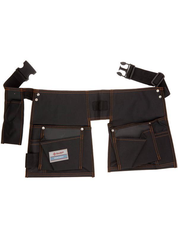 ЗУБР нейлоновый, пояс для инструментов с 13 карманами (38654)