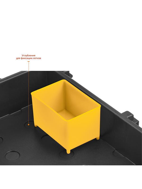 STAYER ROCKET-15, 280 x 320 x 50 мм, (11″), пластиковый органайзер с 15 съемными лотками (2-38031)