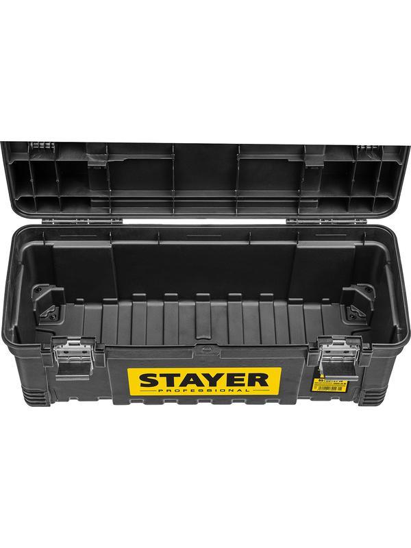 STAYER JUMBO-26, 650 x 280 x 270 мм, (26″), пластиковый ящик для инструментов, Professional (38003-26)