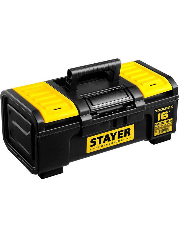 STAYER TOOLBOX-16, 390 х 210 х 160, пластиковый ящик для инструментов, Professional (38167-16)