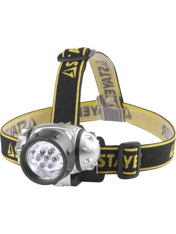 STAYER TOPLight, 7 LED, 3 AAA, налобный фонарь (56572)