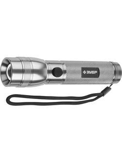 ЗУБР 3 Вт, 3 AAA, светодиодный фонарь в алюминиевом корпусе (56202-S)