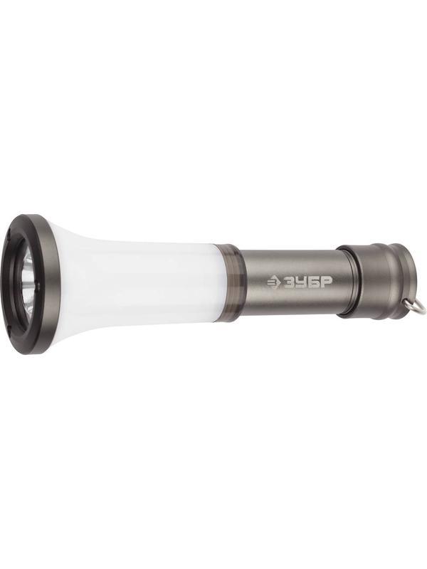 ЗУБР 15 LED, 4000 K, светодиодный фонарь в алюминиевом корпусе (56205)