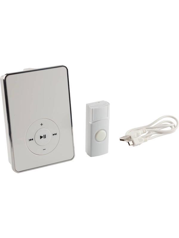 СВЕТОЗАР Любимая мелодия, 200 м, 16 мелодий, беспроводной электрический звонок (58075)