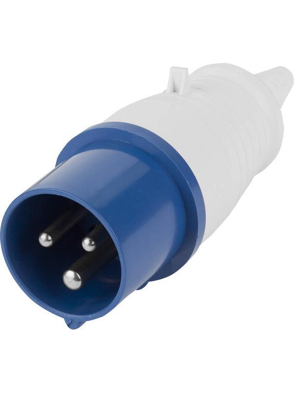 ЗУБР 16 A, 250 В, переносная вилка (55250-016-3)