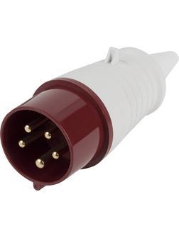 ЗУБР 16 A, 400 В, переносная вилка (55250-016-5)