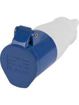 ЗУБР 16 A, 250 В, переносная розетка (55252-016-3)