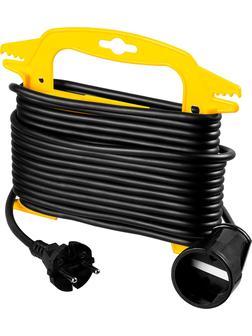 Удлинитель на рамке ″MF 207″, 10 м, 2200 Вт, 1 гнездо, ПВС 2х0,75 мм2, STAYER