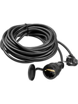 ЗУБР КГ-325-Ш, КГ, 3 х 2.5 мм2, 10 м, IP44, 4000 Вт, силовой удлинитель-шнур, Профессионал (55017-10)